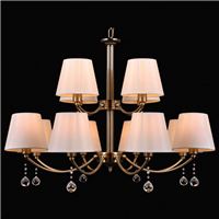  Подвесная люстра Natali Kovaltseva Le Mans Le Mans 75003-12C ANTIQUE