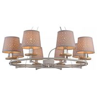  Подвесная люстра Natali Kovaltseva Lisbon LISBON 81055-8C SATIN WHITE