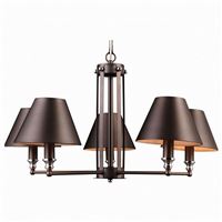  Подвесная люстра Natali Kovaltseva Marquis Marquis 81000-5C GRAY BRASS