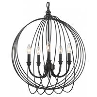  Подвесной светильник TopLight Dina TL1185H-05BK