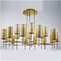  Потолочная люстра Newport  4329+9/C gold