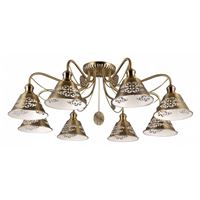  Потолочная люстра Rivoli Medaglione S8 AB Б0038091