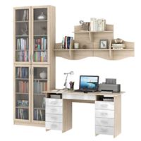 Уголок школьника Милан УШ-10Я-02 Глянец дуб сонома / белый