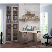 Уголок школьника Милан УШ-10Я-02 Глянец дуб сонома / капучино