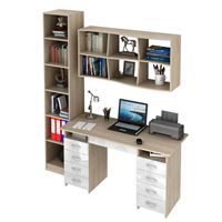 Уголок школьника Милан УШ-10Я-04 Глянец дуб сонома / белый