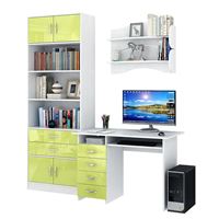 Уголок школьника Милан УШ-3-01 Глянец белый / лайм