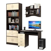 Уголок школьника Милан УШ-3-01 Глянец венге / бежевый