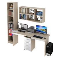 Уголок школьника Тандем УШ-2Я-01 Глянец дуб сонома / белый