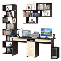 Уголок школьника Тандем УШ-2Я-04 Глянец венге / бежевый