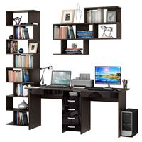 Уголок школьника Тандем УШ-2Я-04 Глянец венге / чёрный