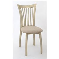 Стул "Виктория-1" м/с (Слоновая кость, матовый+ патина золото / ткань Wool Milk)