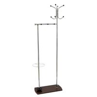 47-969 CHROME/WENGE Вешалка напольная