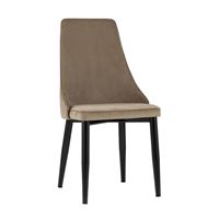 Стул Ларго велюр капучино