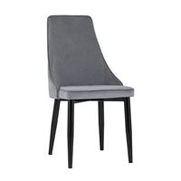 Стул Ларго велюр серый