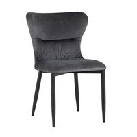 Стул Лилиан мягкая обивка велюр цвет серый