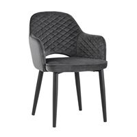 Стул Стул Венера диамант велюр серый металлический каркас