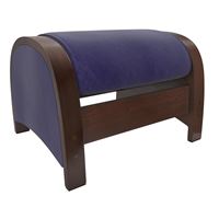 Пуф-глайдер МИ Модель Balance 2, Орех/шпон, ткань Verona Denim Blue