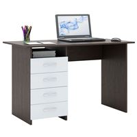 Стол письменный Милан (0120) венге / белый