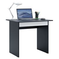 Стол письменный Милан-2Я черный / белый