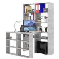 Стеллажи со столами Рикс-4545 бетон