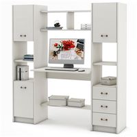 Компьютерный стол Август-6-Белый