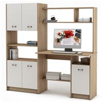 Компьютерный стол Август-9-Дуб-сонома/Белый