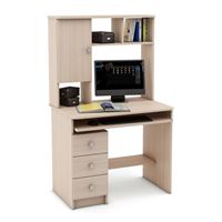 Компьютерный стол Бостон-12-Дуб-молочный