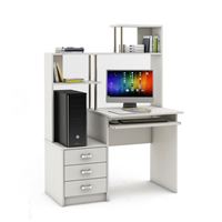 Компьютерный стол Имидж-25-Белый