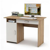 Письменный стол Лайт-2Я-Дуб-сонома/Белый