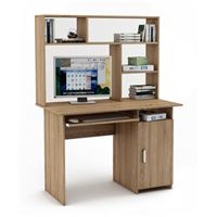 Письменный стол Лайт-3К с надстройкой-Дуб сонома