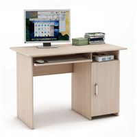 Письменный стол Лайт-3К-Дуб-молочный