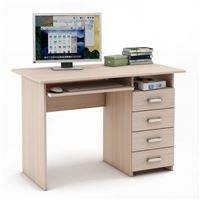 Письменный стол Лайт-5К-Дуб-молочный