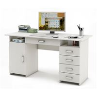 Письменный стол Лайт-7Я-Белый