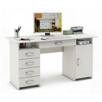 Письменный стол Лайт-8Я-Белый