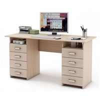 Письменный стол Лайт-9-Дуб-молочный