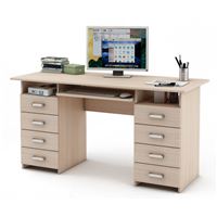 Письменный стол Лайт-9К-Дуб-молочный