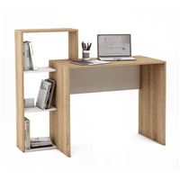 Письменный стол Нокс-3-Дуб-сонома/Белый