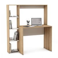 Письменный стол Нокс-5-Дуб-сонома/Белый