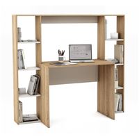 Письменный стол Нокс-7-Дуб-сонома/Белый