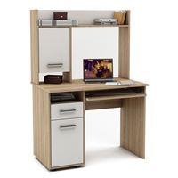 Письменный стол Остин-10-Дуб-сонома/Белый