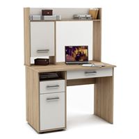 Письменный стол Остин-10Я-Дуб-сонома/Белый