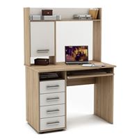 Письменный стол Остин-12-Дуб-сонома/Белый
