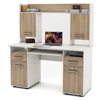 Письменный стол Остин-13-Белый/Дуб-сонома