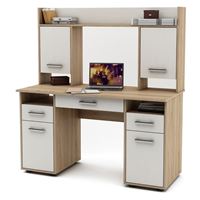 Письменный стол Остин-13Я-Дуб-сонома/Белый