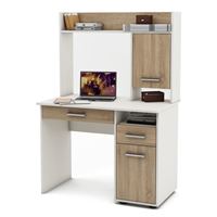 Письменный стол Остин-9Я-Белый/Дуб-сонома