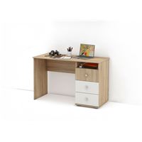 Письменный стол Тунис-3-Дуб-сонома/Белый