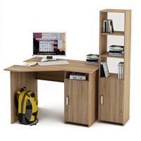 Уголок школьника Лайт-17 (УСЛТ-17 + СТЛТ-1)-Дуб сонома