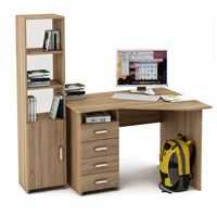 Уголок школьника Лайт-18 ( УСЛТ-18 + СТЛТ-1)-Дуб сонома