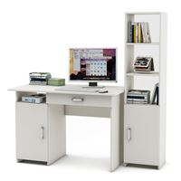 Уголок школьника Лайт-2Я (ПСЛТ-2Я + СТЛТ-1)-Белый