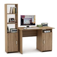 Уголок школьника Лайт-3 (ПСЛТ-3 + СТЛТ-1)-Дуб сонома